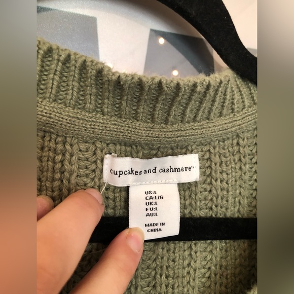 Chunky Green Cardigan - Picture 4 of 4